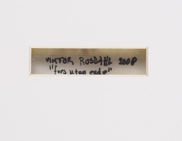 Viktor Rosdahl, "Fors utan ende" (without end).
