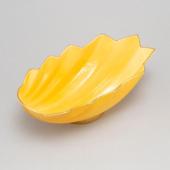 KARIN BJÖRQUIST, a porcelaine 'Pliss' bowl, dated -96.