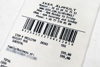 Virgil Abloh, rug "Receipt", IKEA x Virgil Abloh, "MARKERAD" collection, approx. 197 x 90 cm.