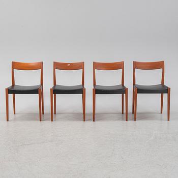 Yngve Ekström & Nils Jonsson, stolar, 4 st, "Kontiki", Bra Bohag, Troeds, 1960-tal.