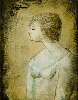 Unto Koistinen, Figure in profile.