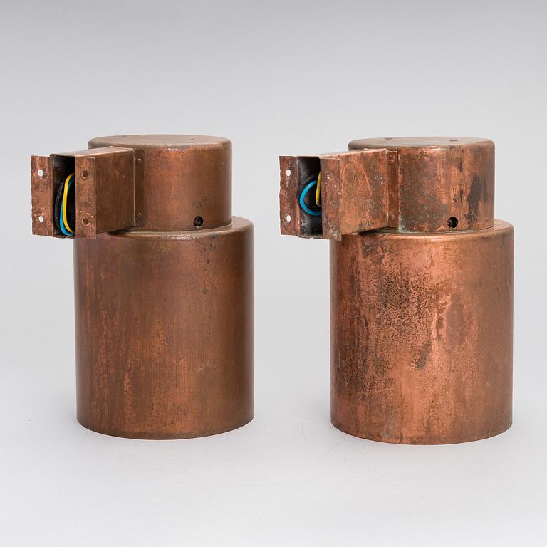 LISA JOHANSSON-PAPE, A pair of wall lamps type 17-033 by Orno, Finland.
