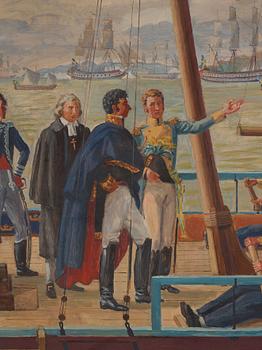 Arvid Fougstedt, Jean Baptiste Bernadotte arrives in Helsingborg in 1810.