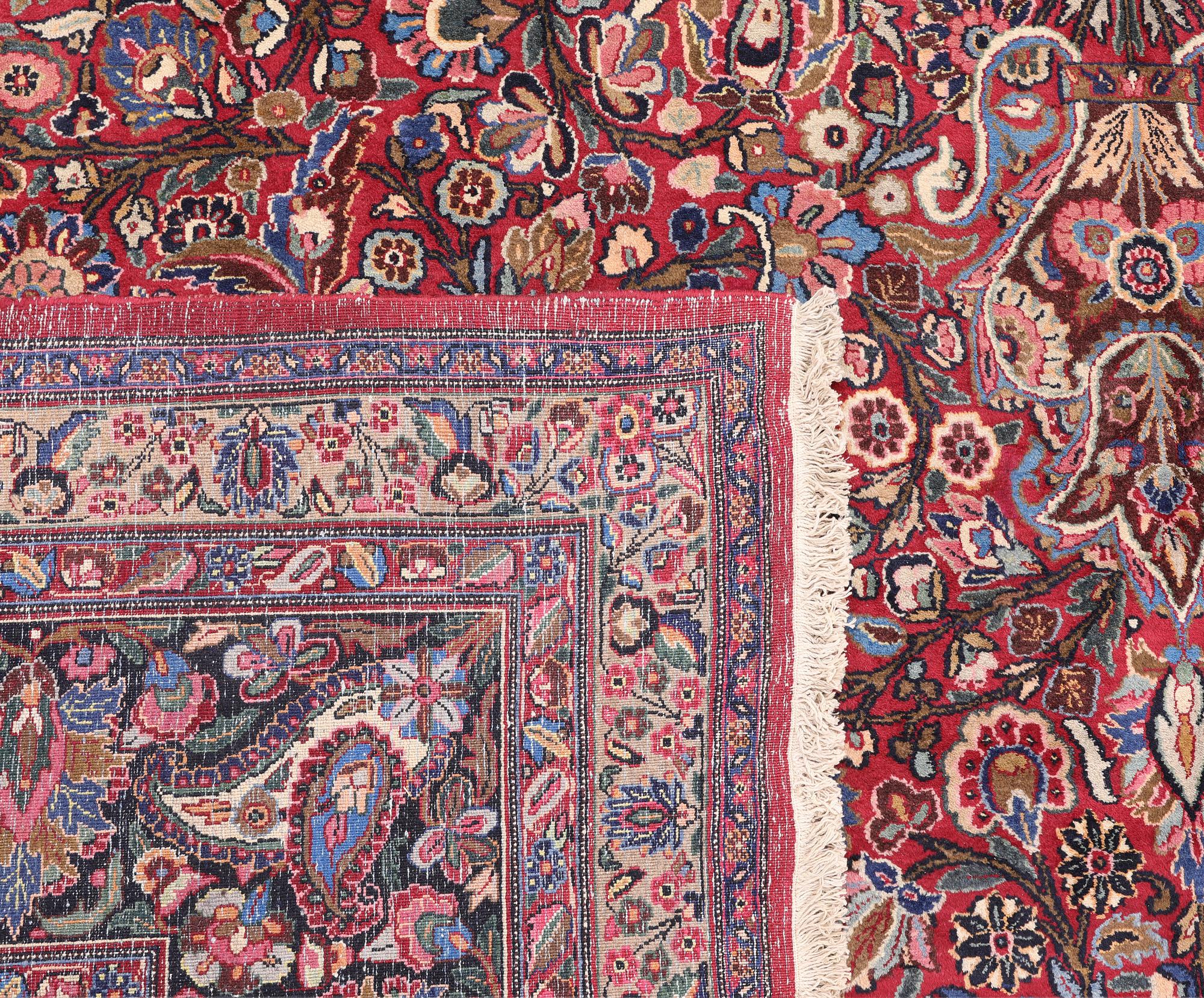 Carpet, Antique Dorokhsh (Khorasan), Signed, 636 x 377 cm.