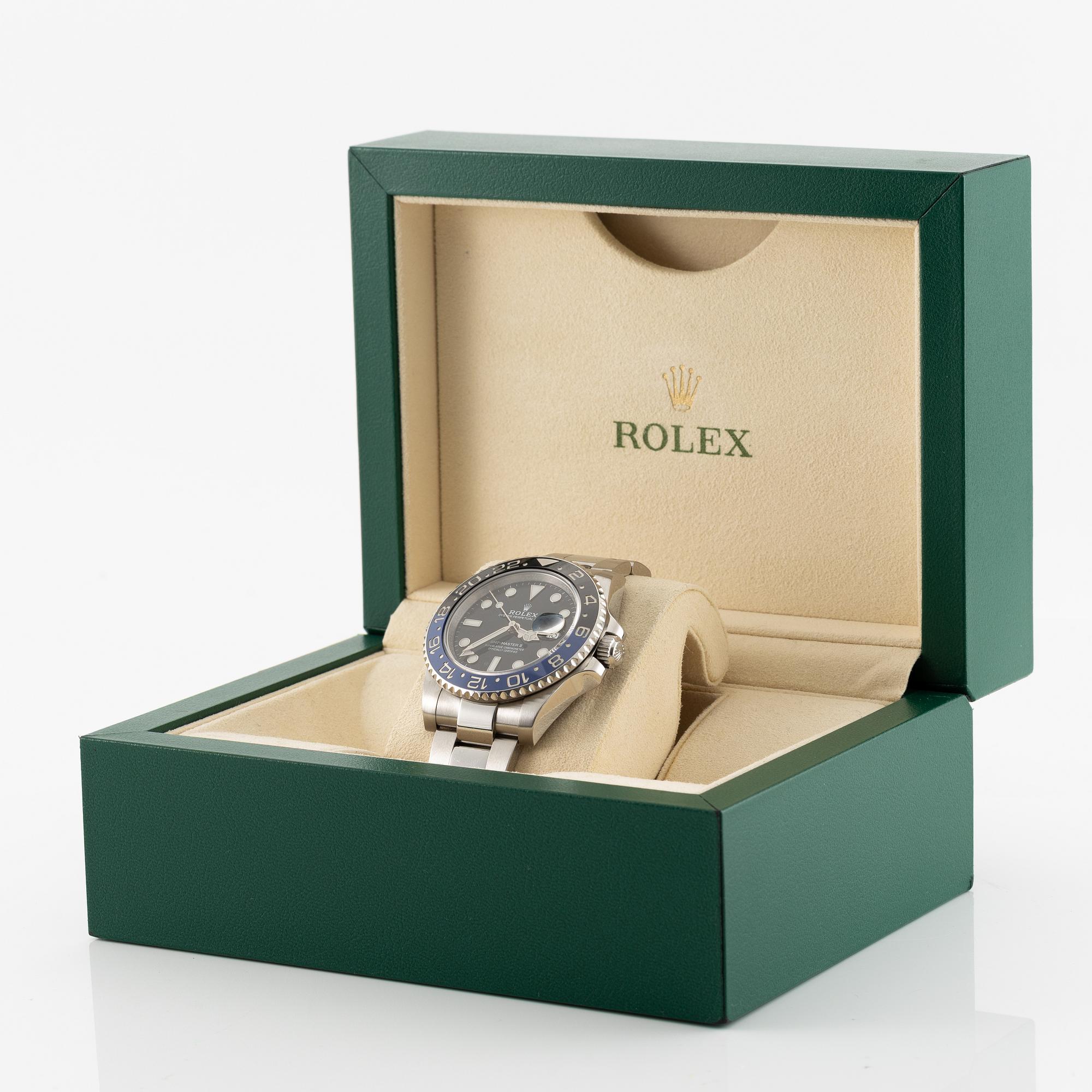 Rolex, GMT-Master II, "Batman", "Last Gen" ca 2020.