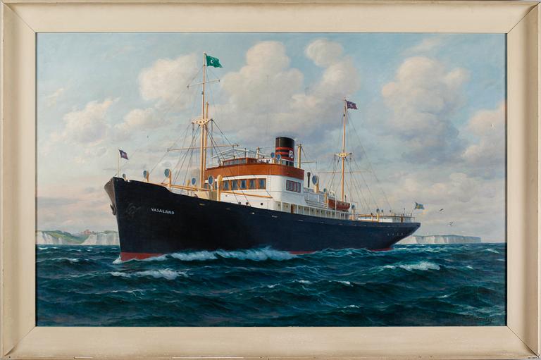 JENS CHRISTIAN ANDRESEN, olja på duk, signerad.