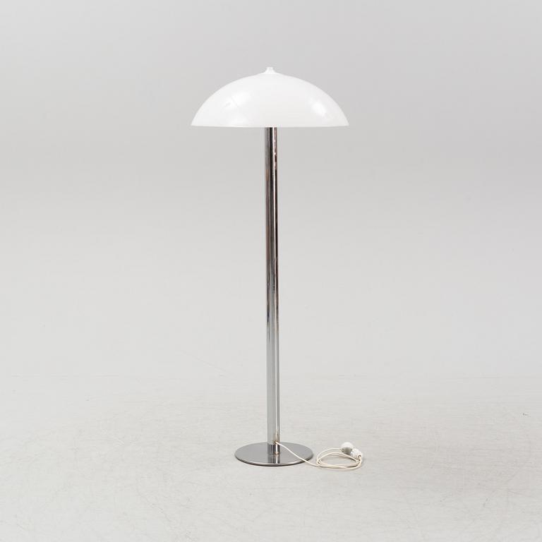 A metal and flastic floor lamp, possibly Italy, second half of the 20th century.