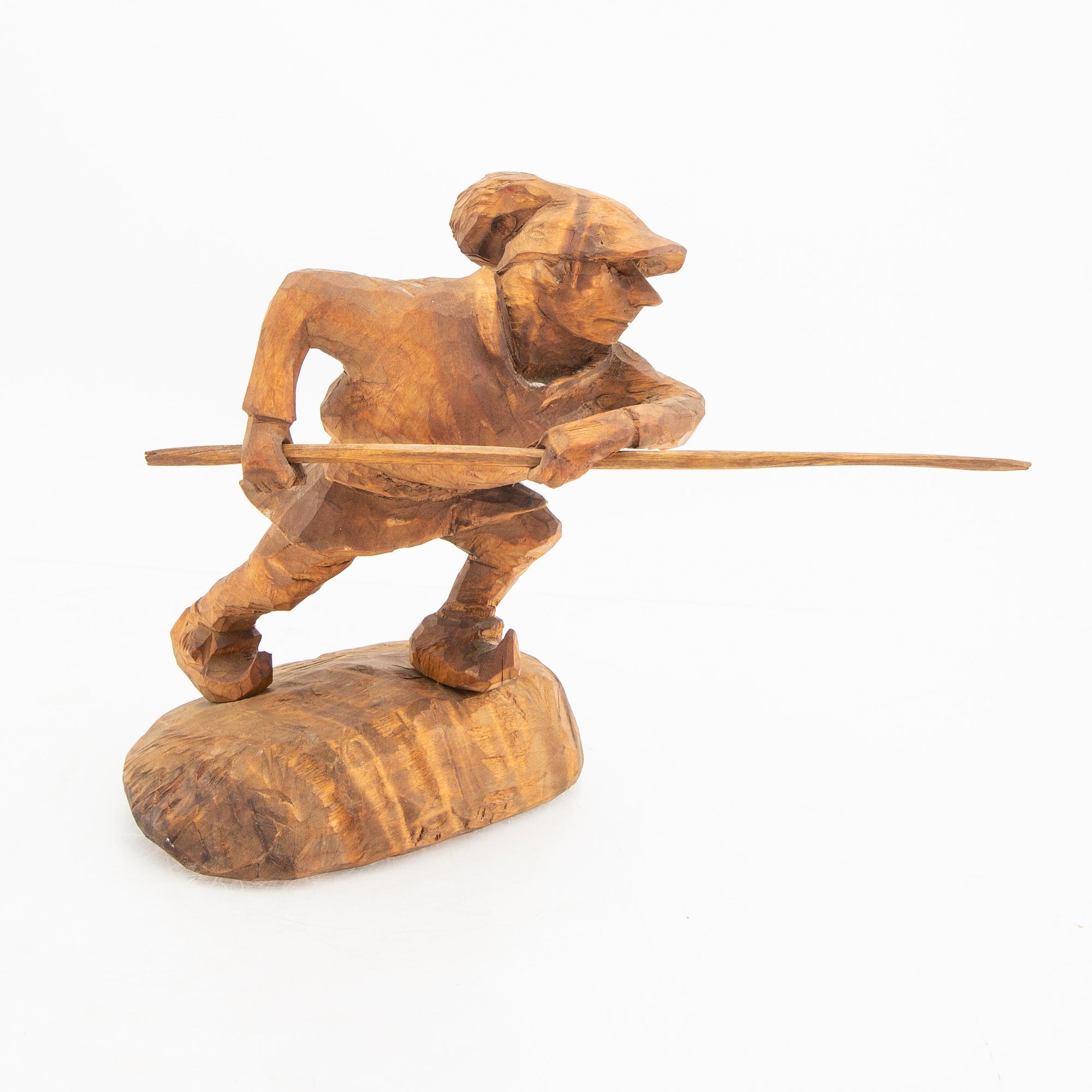 Bengt Jonsson, a signed wooden sculpture.