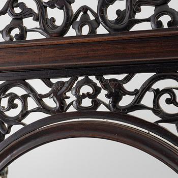 A pair of hardwood panels, China, 20th century.