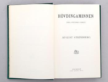 BÖCKER, 55 vol, August Strindberg, Samlade skrifter, 1912-1921.