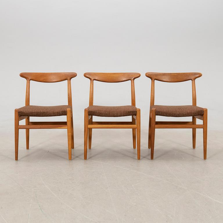 Hans J. Wegner, stolar 6 st "W2" CM Madsen Danmark 1960-tal.