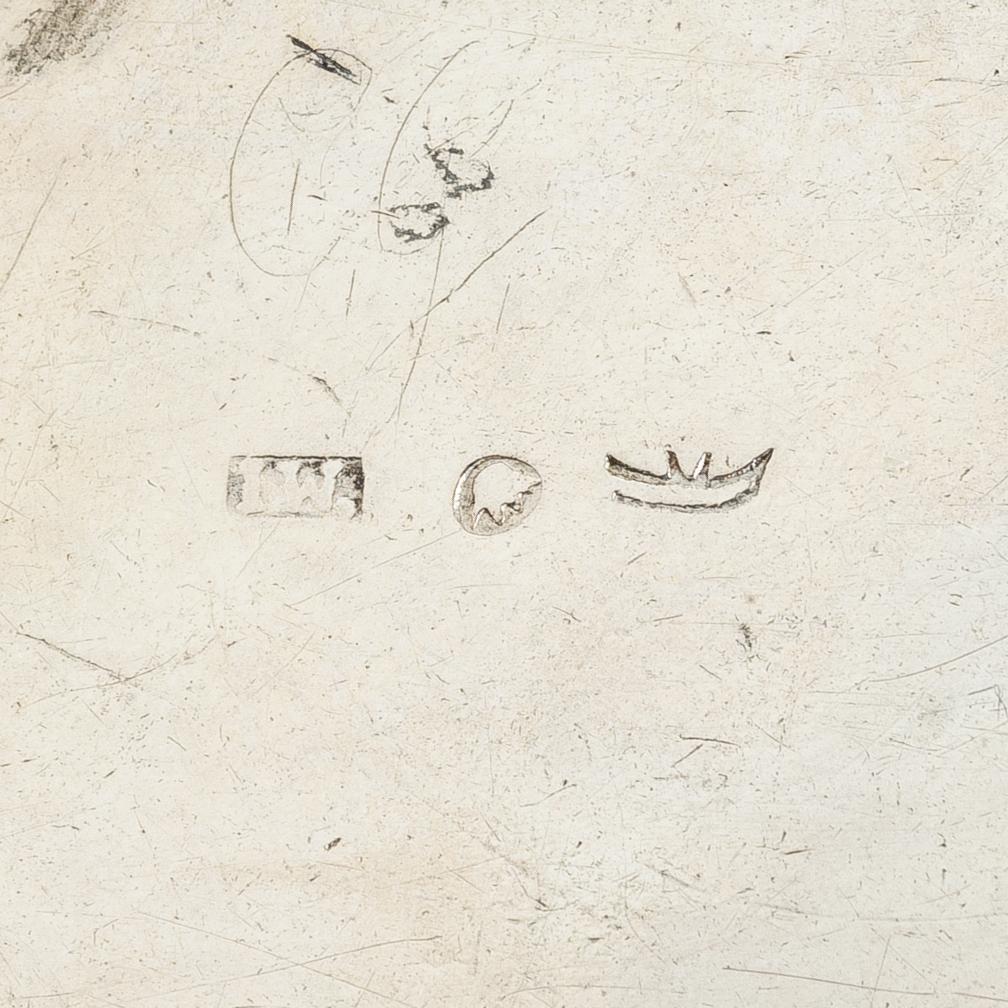 A silver empire creamer, mark of Johan Winqvist, Helsinki, circa 1820.