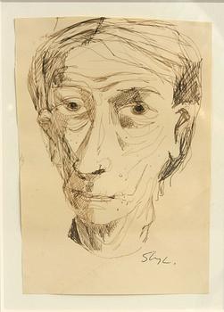 STIG LINDBERG, tusch, sign.