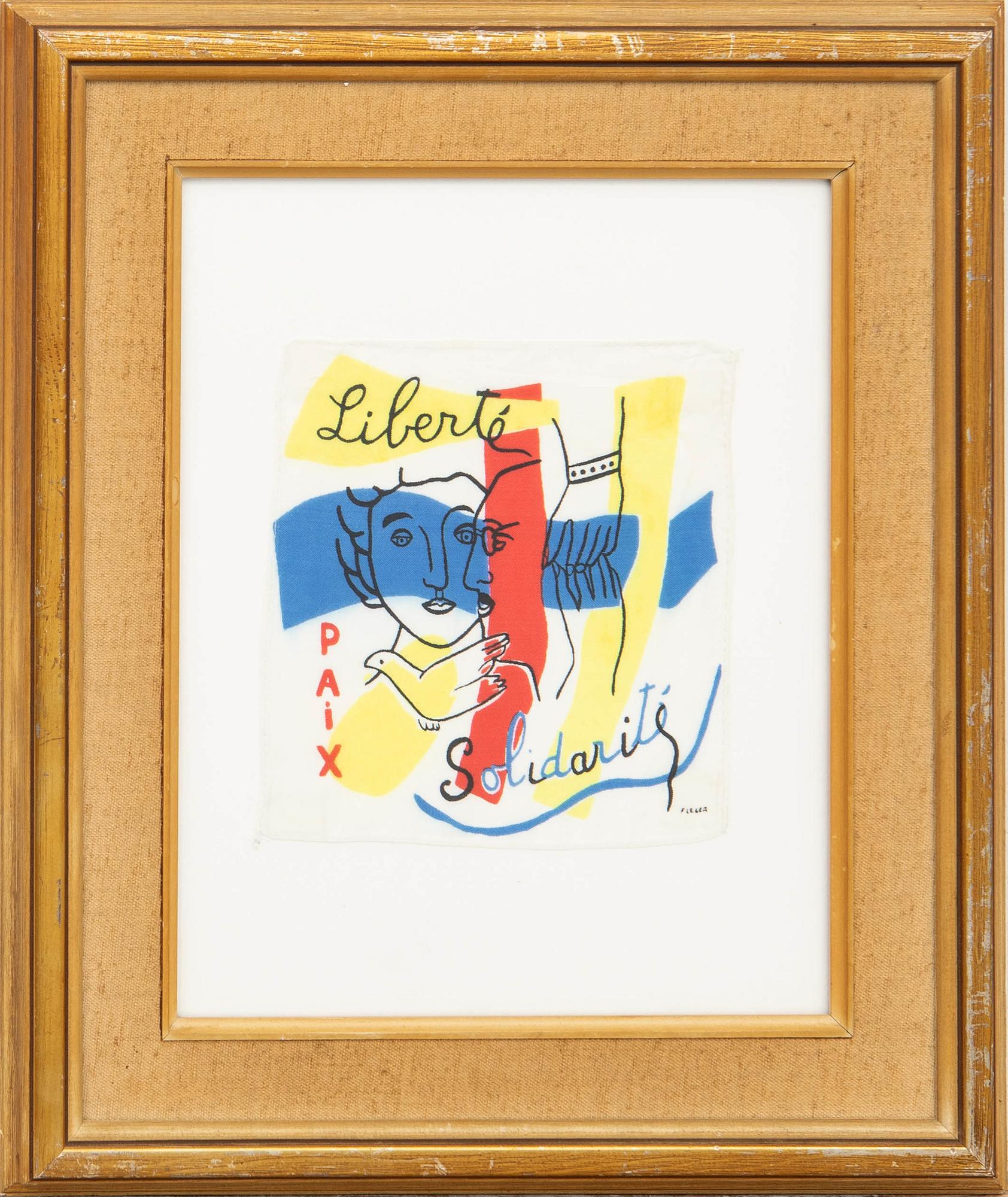 Fernand Léger, "Liberty Peace Solidarity".
