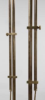 GOLVLAMPOR, ett par, Bergboms, 1900-talets andra hälft.