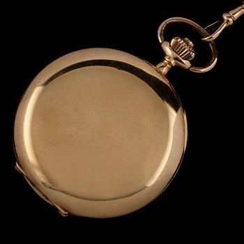 FICKUR, savonett, 18k guld,1900-talets början. Vikt 130 g.