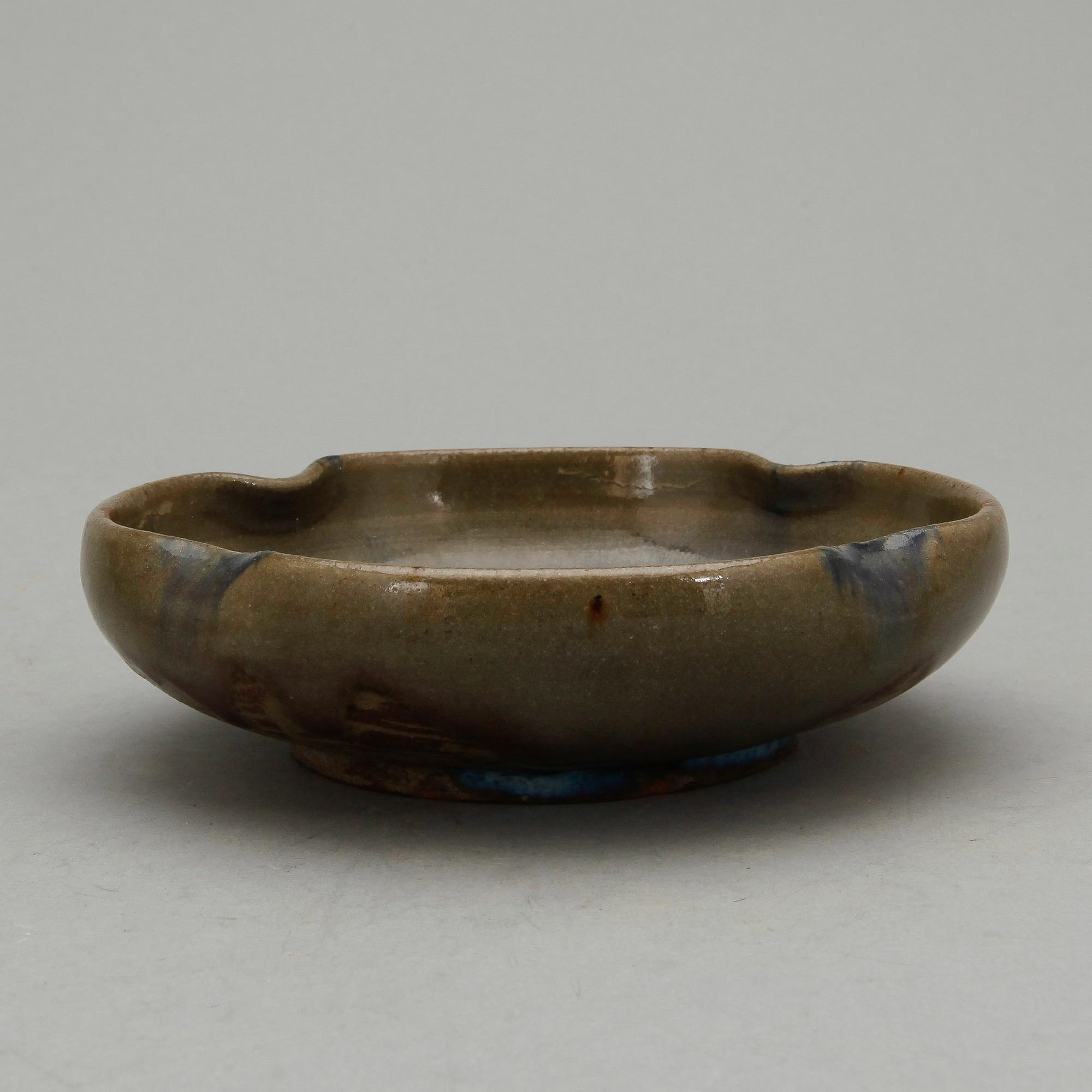 Skål, keramik, Auguste Delaherche, Frankrike (1857-1940).