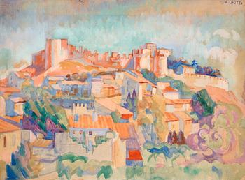 257. André Lhote, View over Les Baux-de-Provence.