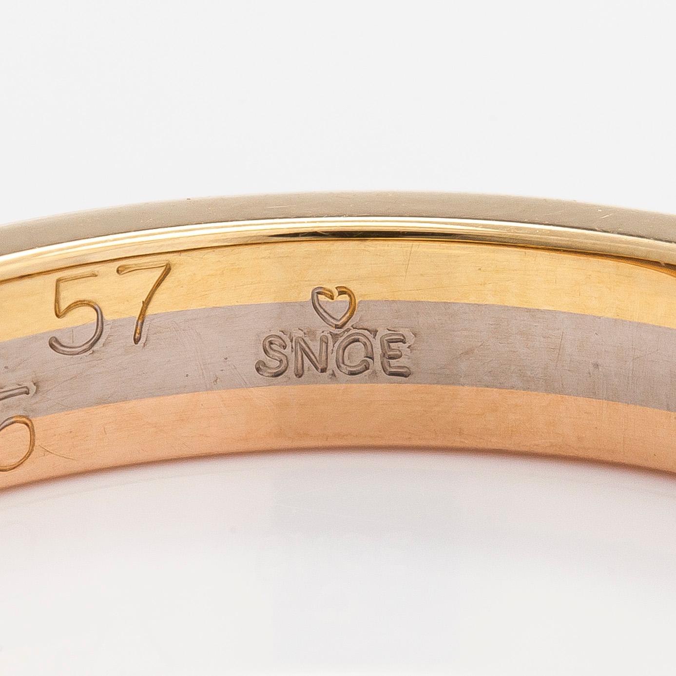 Cartier, ring, "Vendôme Louis Cartier", 18K trefärgsguld.