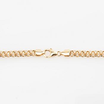 Necklace x-link 18K gold.