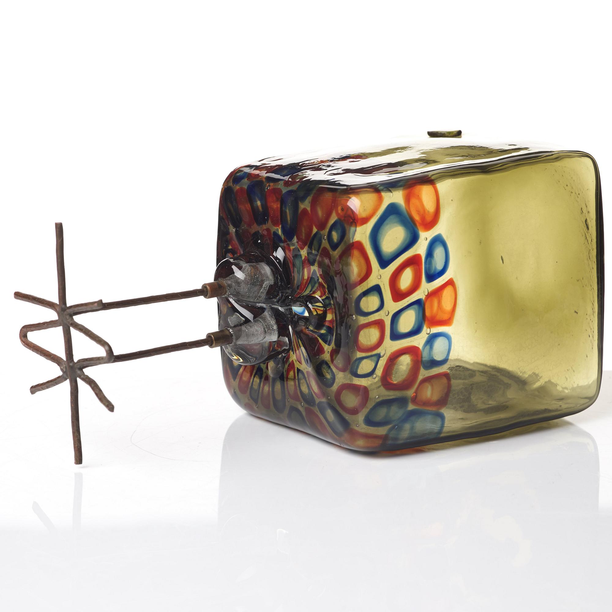 Alessandro Pianon, a "Pulcino" glass sculpture of a bird, Vistosi, Italy 1960's, model S191.