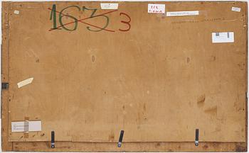 PETER WEISS, diptych, oil on panel,  signed Weiss and dated -35.