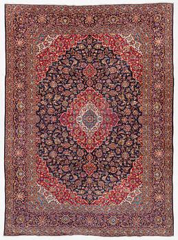 Carpet, Keshan, approx. 400 x 295 cm.