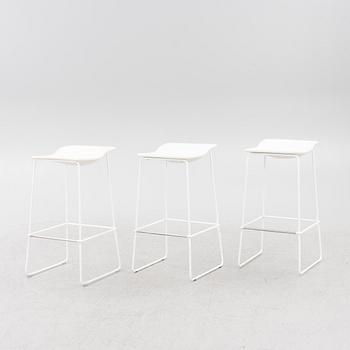 Patricia Urquiola, bar stools, set of 3, "Last Minute", Viccarbe, 21st century.