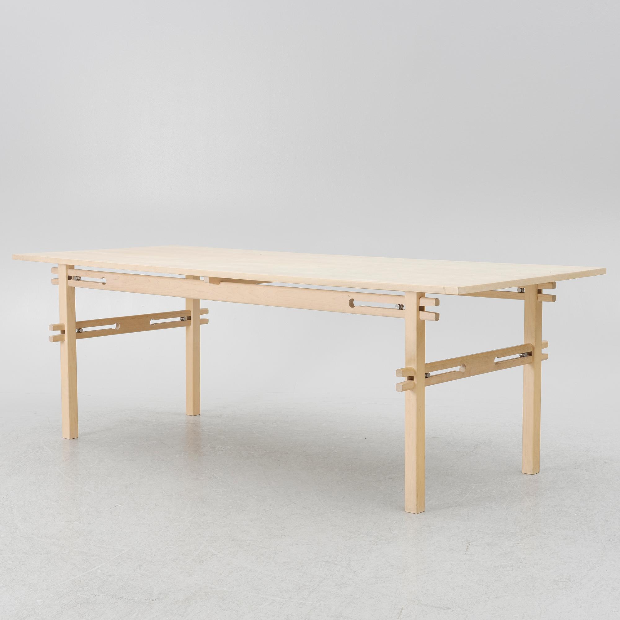 Gustav Persson, dining table, "Spänna", Källemo, contemporary.