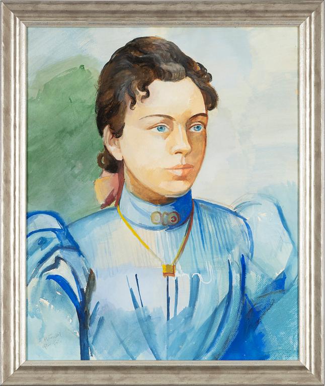 Gunnlaugur Blöndal, Portrait of Bertu Christiane Bagge.
