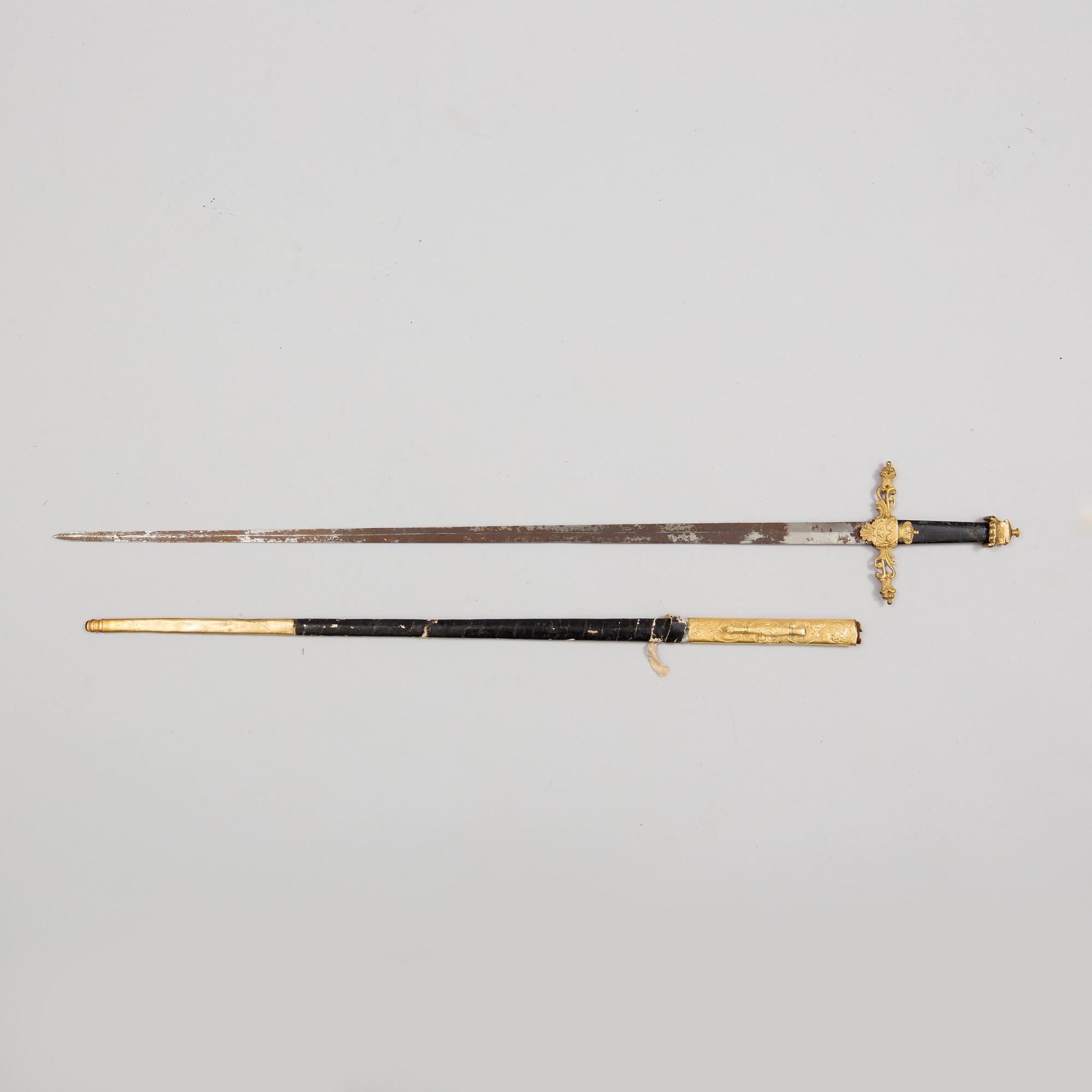 A Swedish small sword from around year 1900.
