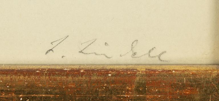 Lage Lindell, gouache, signed L. Lindell.