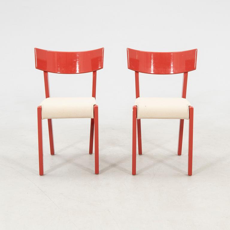 Ralf Lindberg chairs, 6 pcs "Tati" Gärsnäs 1980/90s.