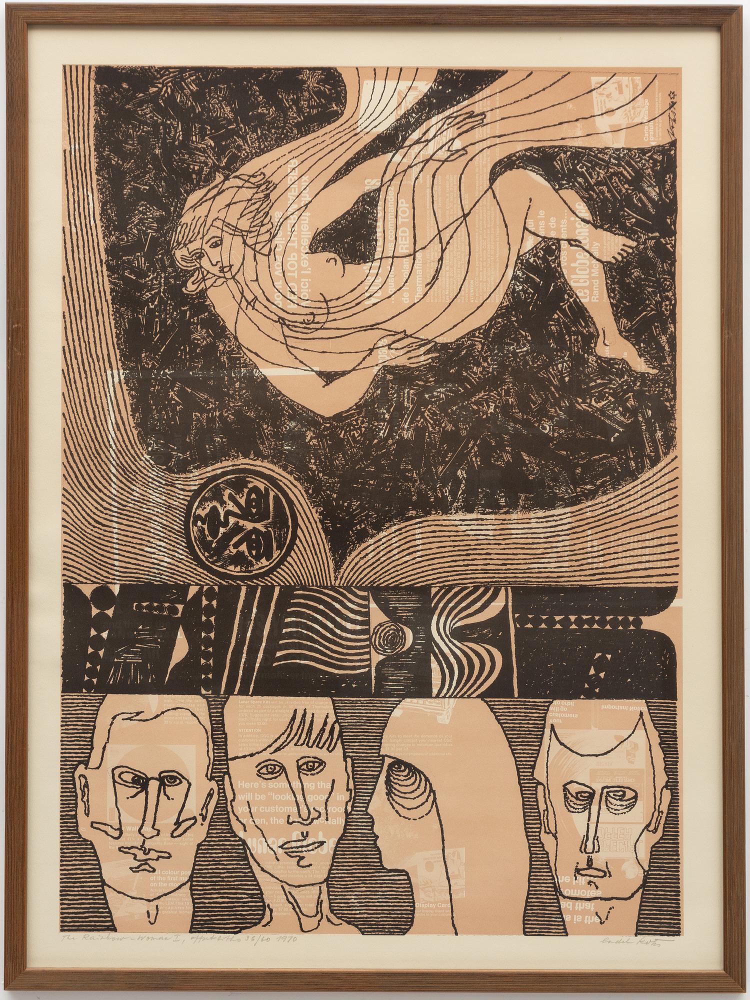 Endel Kõks, Triptych "Rainbow Woman I-III".