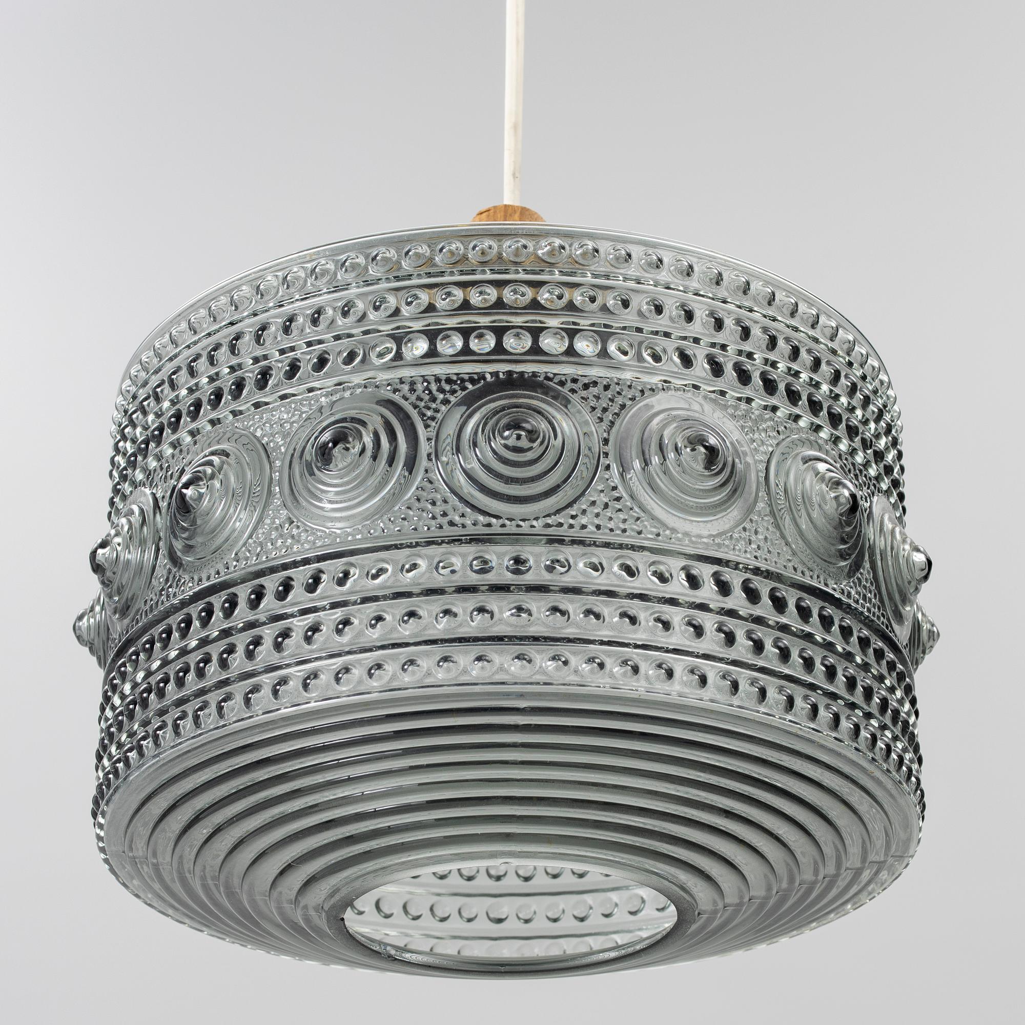 Helena Tynell, taklampa, Flygsfors, 1960/70-tal.