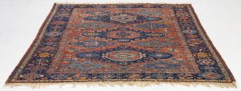 An antique Soumak carpet, East cucasus, c. 340 x 268 cm.