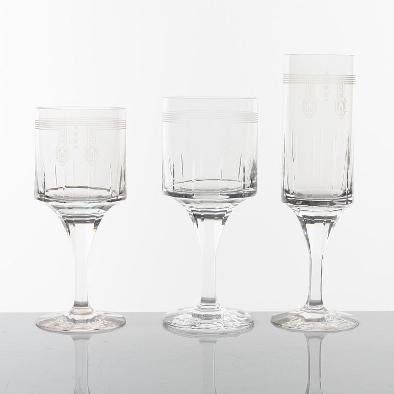 A set of 30 "Maison Ballet Russe" glasses, Cartier, France.