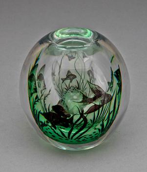 VAS, glas, fiskgraal, Edward Hald, Orrefors.