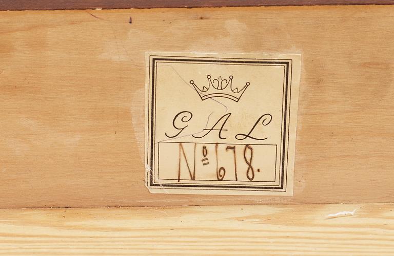 SKRIVBORD samt STOL, Nordiska Kompaniet, troligen 1920-tal.