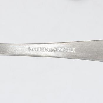 A 37-piece silver cutlery service, model Rosenholm, GAB, Eskilstuna, 2004-06.