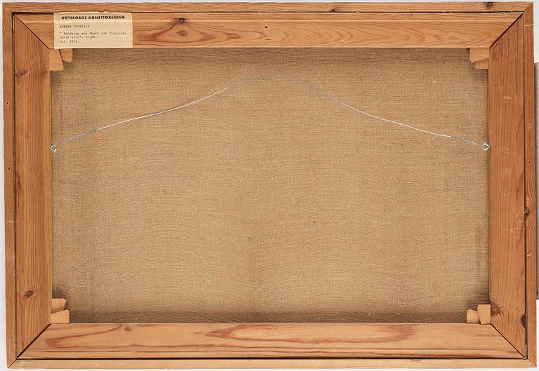 ANDERS ÖSTERLIN, oil on canvas, signed and dated 1952.