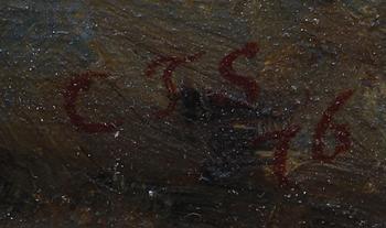 CHRISTIAN FREDRIK SVENSSON, olja på duk, sign.