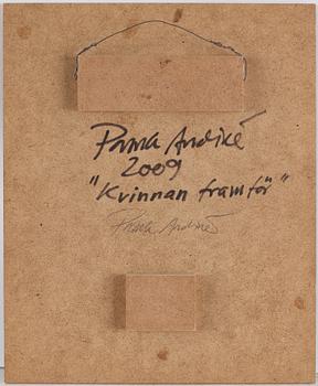 Patrik Andiné, oil on mdf, signed and dated 2009 verso.