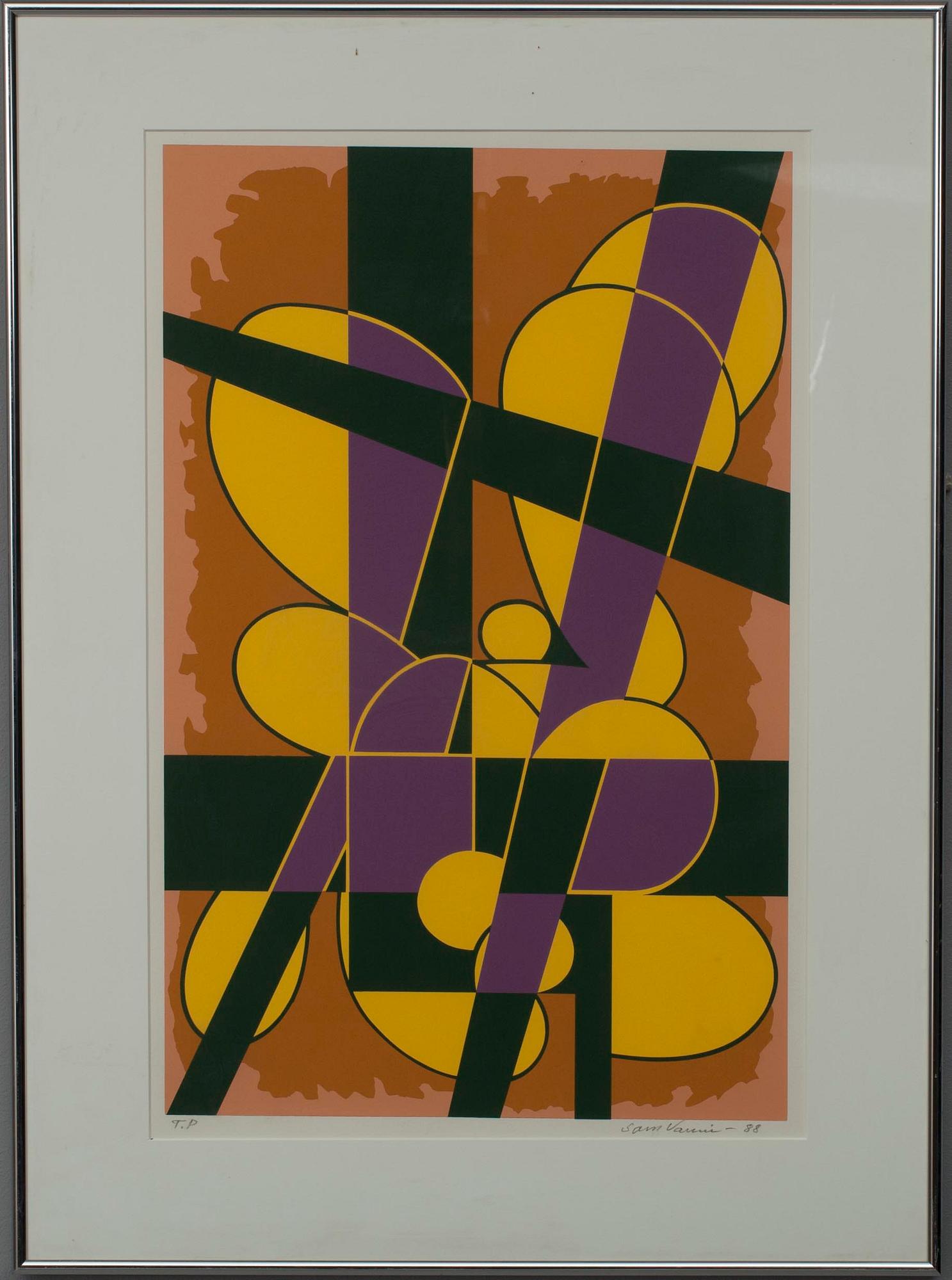 SAM VANNI, serigrafi, T.P. sign. och dat. -88.