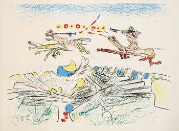 Roberto Matta · ROBERTO MATTA, färglitografi, signerad och numrerad 124/300.