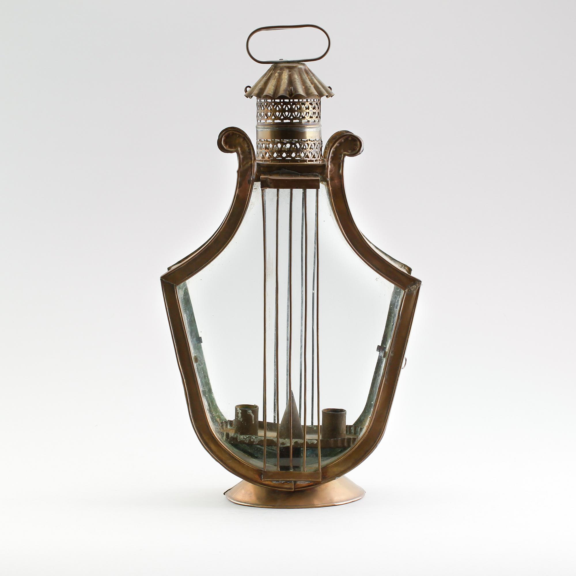 HANDLYKTA, mässing, antik.