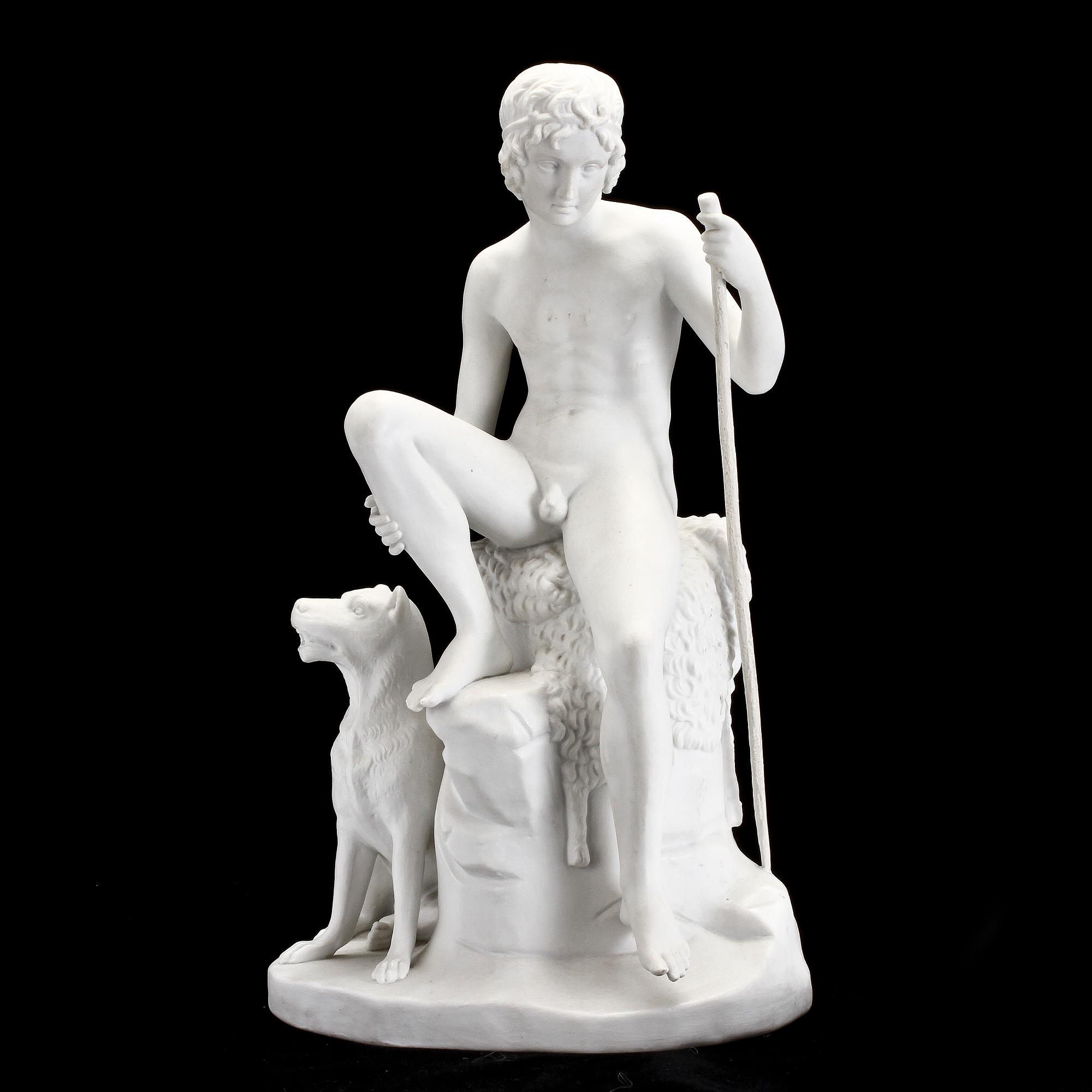 FIGURIN, parian, Bing & Gröndahl, 1900-tal.