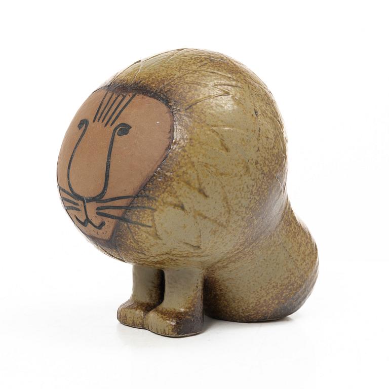 Lisa Larson, a stoneware figurine, 'Lejon Midi', Gustavsberg, Sweden.