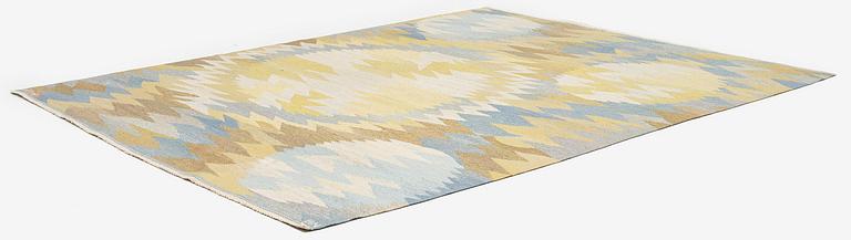 Barbro Nilsson, matta, "Solfläckar", gobelängteknik, ca 236 x 190 cm, signerad AB MMF BN.