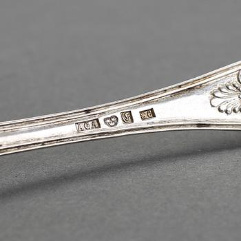 SKEDAR 23 st, silver, vikt ca 309 gram. Bl a Guldsmedsaktiebolaget GAB, Stockholm 1925.